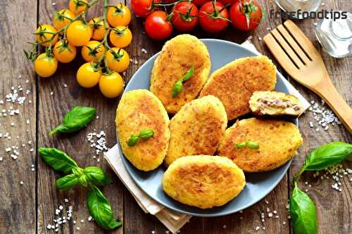 Potato Croquettes with Minced Meat | FreeFoodTips.com