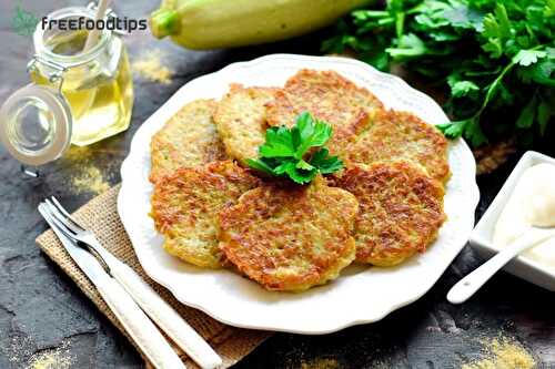 Potato Pancakes with Summer Squash Recipe | FreeFoodTips.com