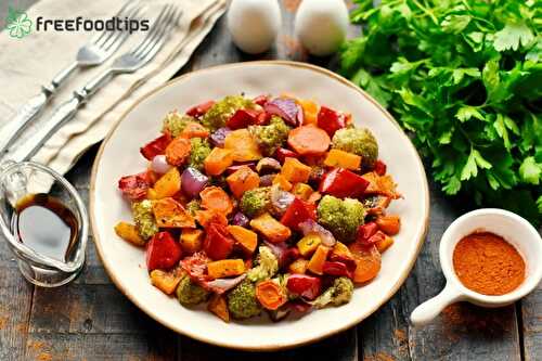 Sheet Pan Roasted Vegetables Recipe | FreeFoodTips.com