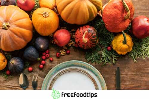 Thanksgiving Menu Ideas and Recipes | FreeFoodTips.com
