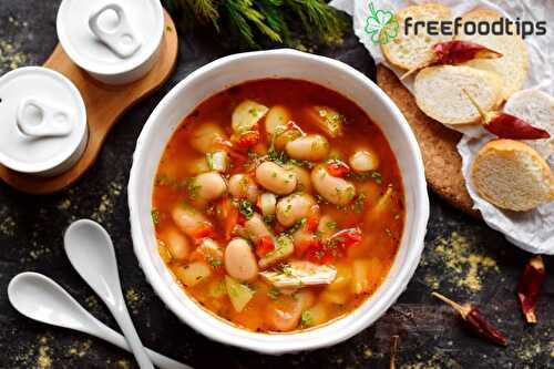 White Bean Soup Recipe with Pork | FreeFoodTips.com