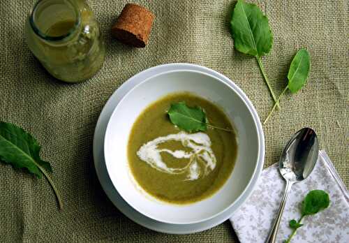 Watercress & sorrel velouté (soup)