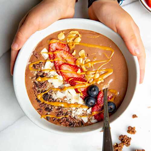Chocolate Protein Smoothie Bowl