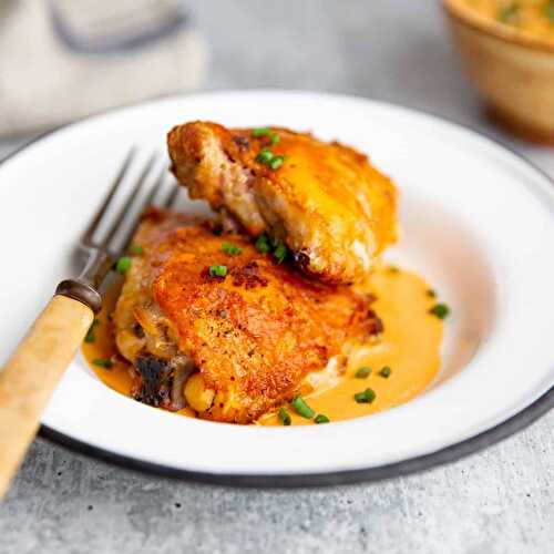 Grilled (or Roasted!) Romesco Chicken