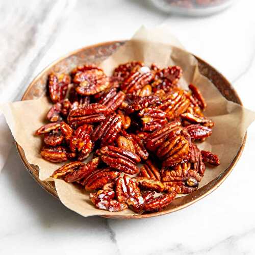 Candied Maple Pecans