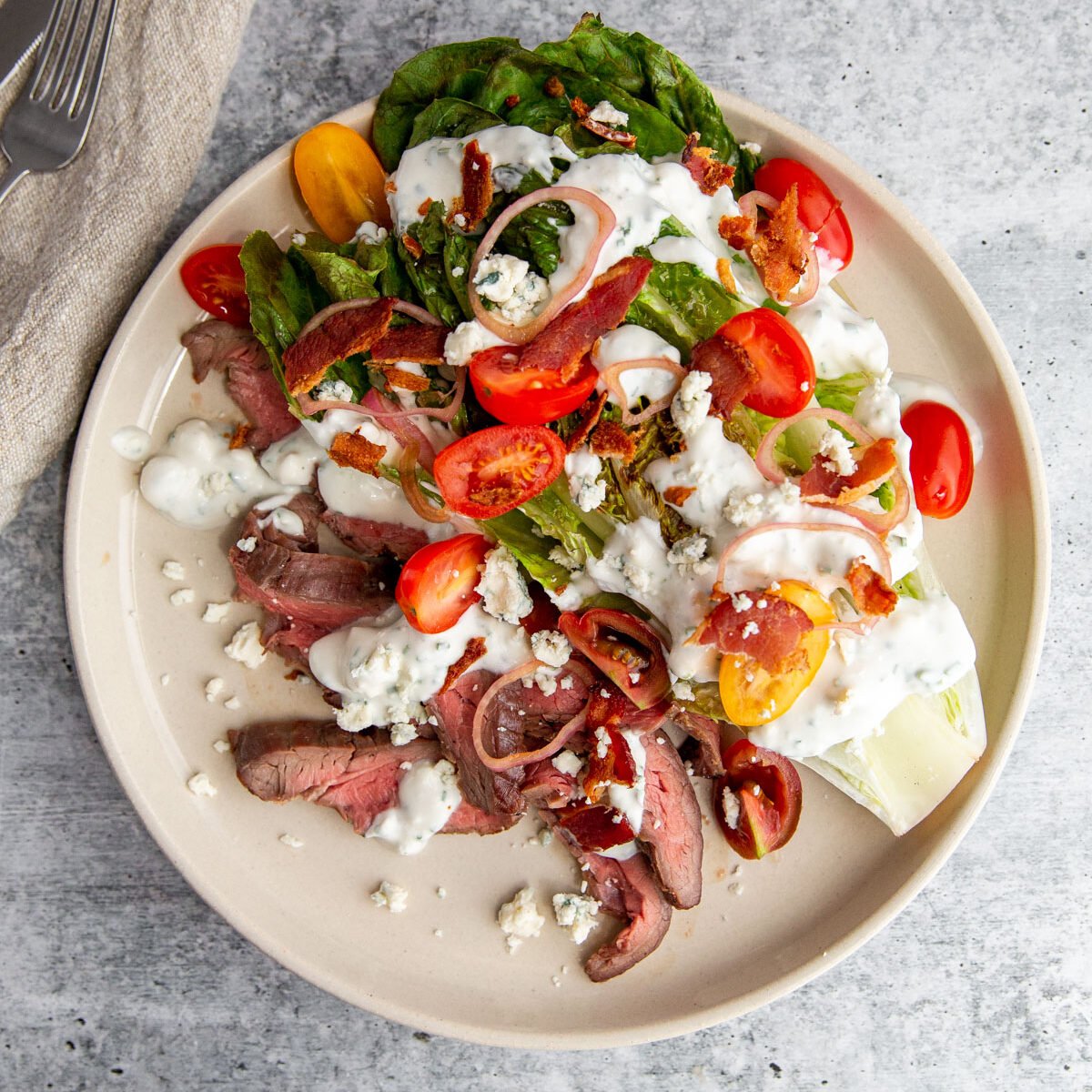 This Grilled Wedge Steak Salad Is My Go-To Summer Dinner