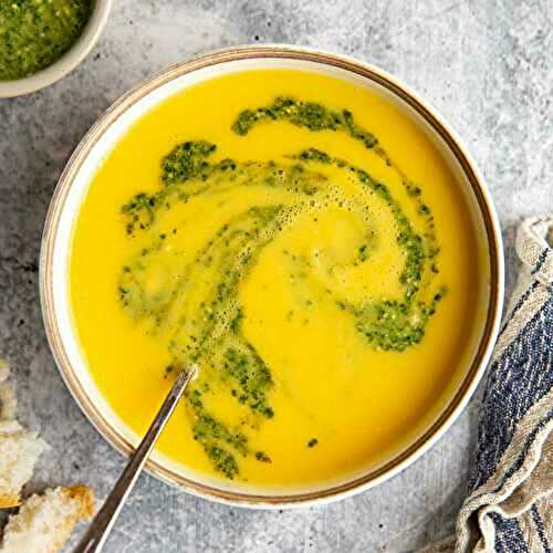 Garden-Fresh Yellow Squash Soup (Dairy-Free Option)