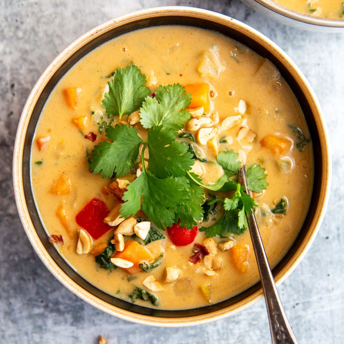 Cozy Sweet Potato & Peanut Stew (Vegan)