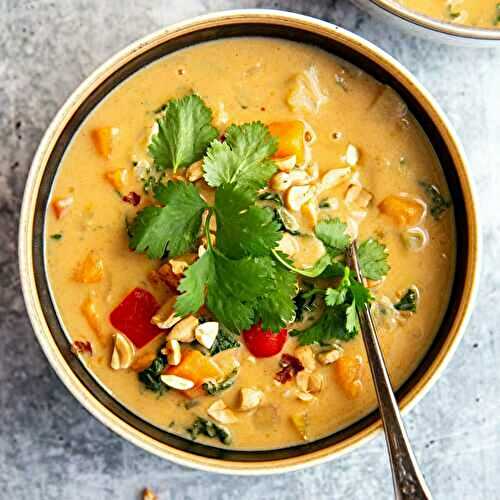 Cozy Sweet Potato & Peanut Stew (Vegan)