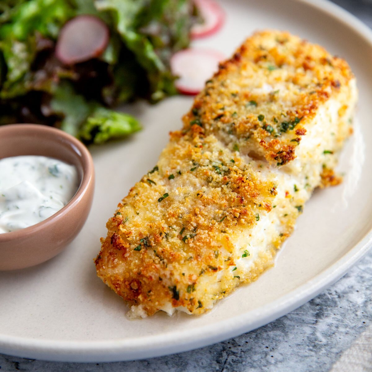 Baked Parmesan Crusted Halibut in 30 minutes!