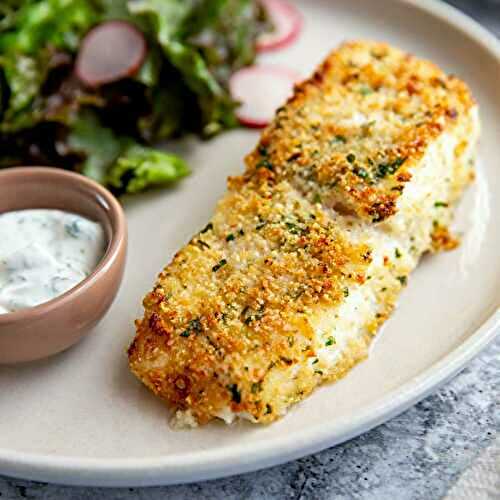 Baked Parmesan Crusted Halibut in 30 minutes!