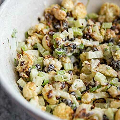 Easy Cauliflower Salad (for Wraps or Sandwiches)