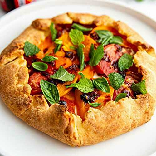 Tomato & Goat Cheese Galette