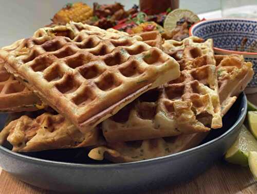 Gluten-Free Corn & Cheese Waffles