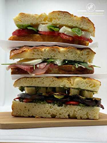 Gluten-Free Toasted Focaccia Sandwiches