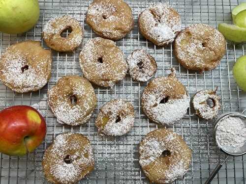Gluten-Free Apple Fritters with Cinnamon Sugar