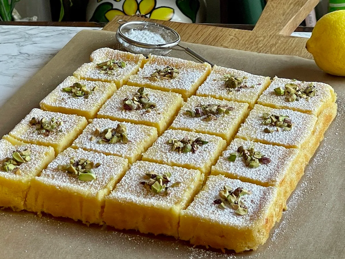 Gluten-Free Lemon Curd Slice