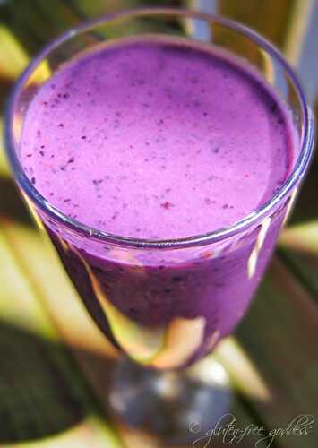 Blueberry Smoothie- Veganluscious
