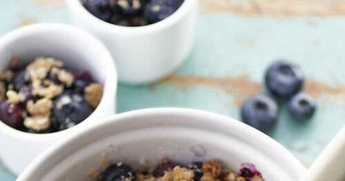 Gluten-Free Goddess Blueberry Crumble-Crisp Recipe