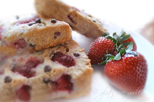 Strawberry Chocolate Chip Scones- Gluten-Free Recipe