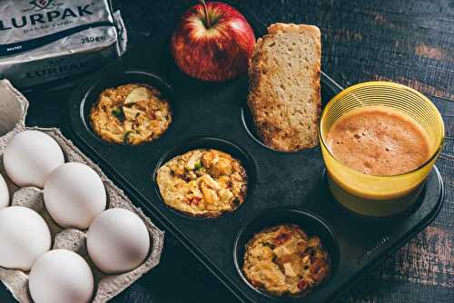 Apple Egg Breakfast Muffins | Egg Muffins Recipe |Quick Breakfast Recipe.