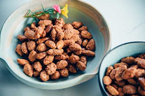 Danish burnt almonds gluten free recipe is a delicious simple snack idea