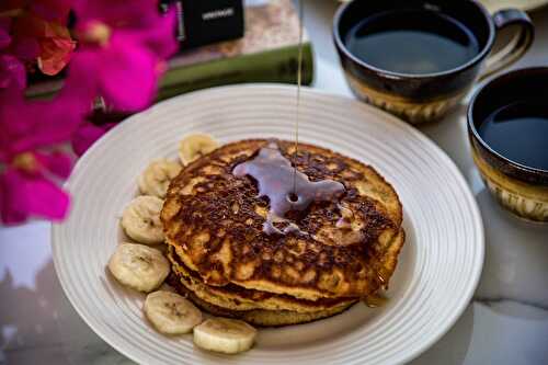 Gluten free coconut pancakes that are easy to make for breakfast