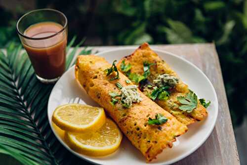 Moong Dal Chilla Recipe - Lentil Vegan Omelette Recipe