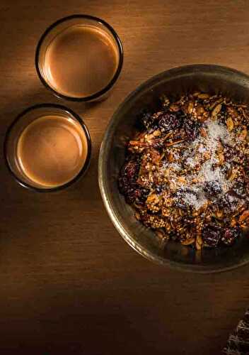 Vanilla, Cranberry, Quinoa Muesli Recipe - Gluten Free Indian