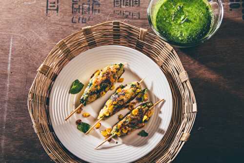 Vegan Corn and Sweet Potato Kebabs Recipe | Glutenfreeindian