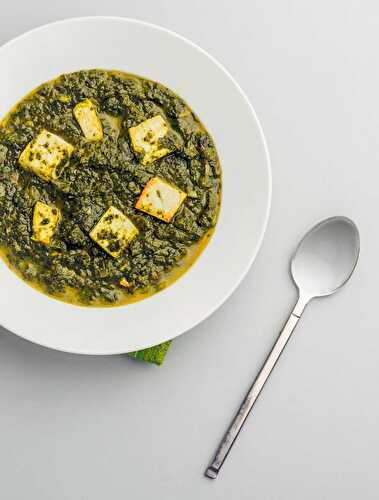 Vegan Spinach Tofu Curry Recipe | Gluten free Recipe