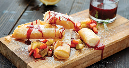 Yummy Fried Cheesecake Rolls