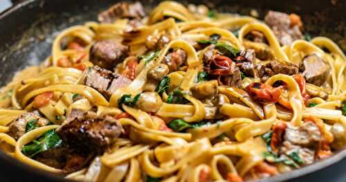 Asparagus Beef Lo Mein