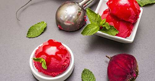 Beet and Berry Sorbet