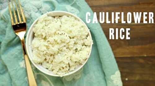 Cauliflower Rice