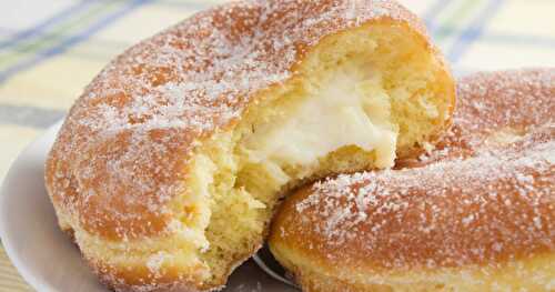 Cream-Filled Doughnuts