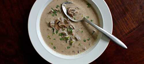 Creamy Cremini Mushroom Soup