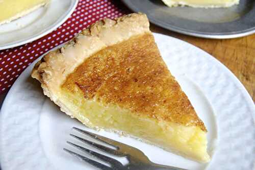 Easy Lemon Chess Pie