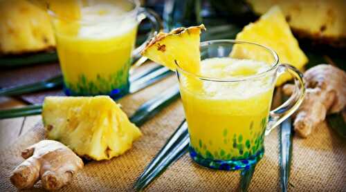 Easy Pineapple Ginger Smoothie