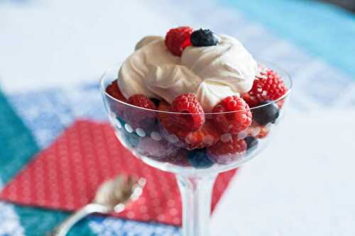 Fresh Berries Maple Cream
