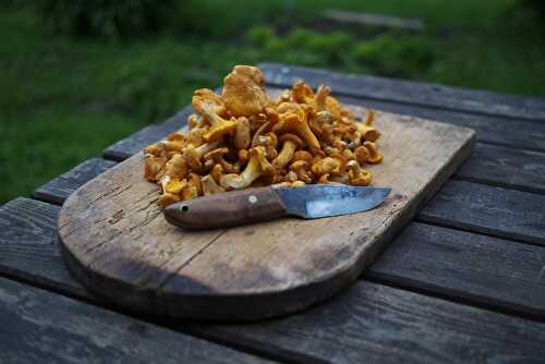 Grilled Chanterelle Mushrooms
