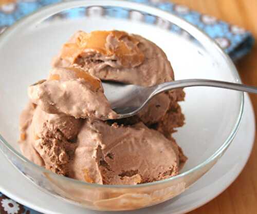 Peanut Butter Ripple Chocolate Ice Cream