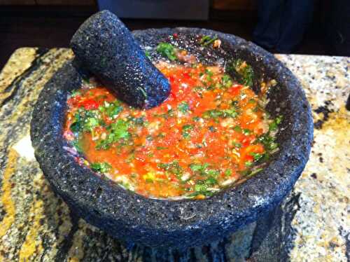 Raw Salsa using Cherry Tomatoes