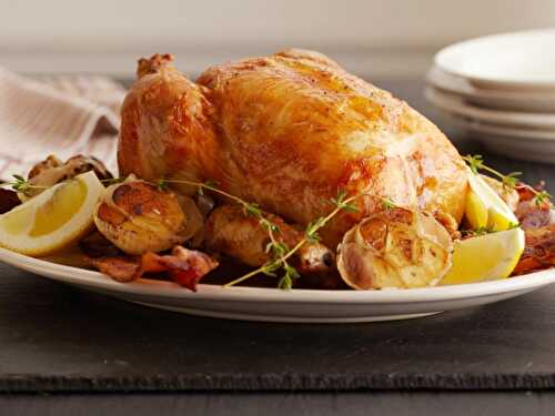Roast Chicken with Sage and Garlic