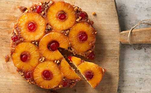 Salted-Caramel Pineapple Upside-Down Cake
