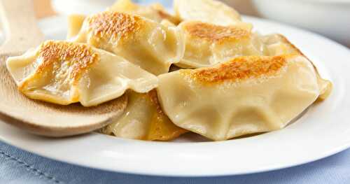 Seared Garlic Chicken Pierogi