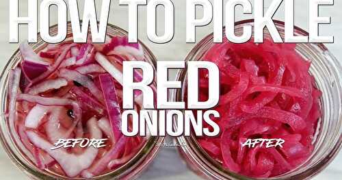 Simple Pickled Red Onions