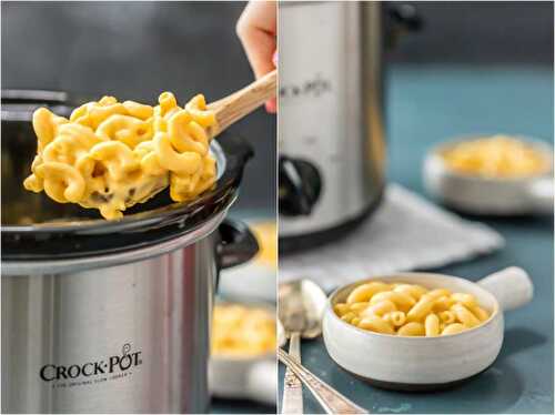 Simple Slow Cooker Mac and Cheese