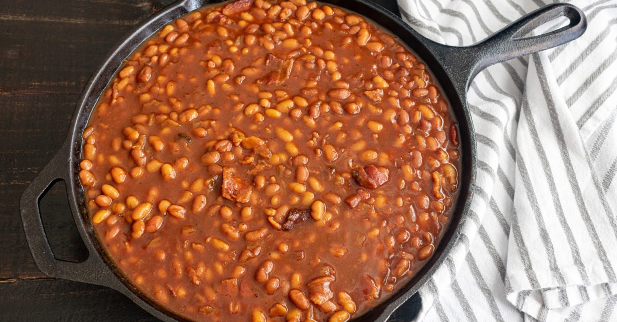 Quick Southern-Style Baked Beans from Pioneer Woman