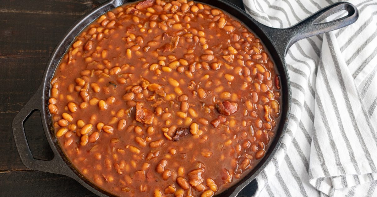 Quick Southern-Style Baked Beans from Pioneer Woman